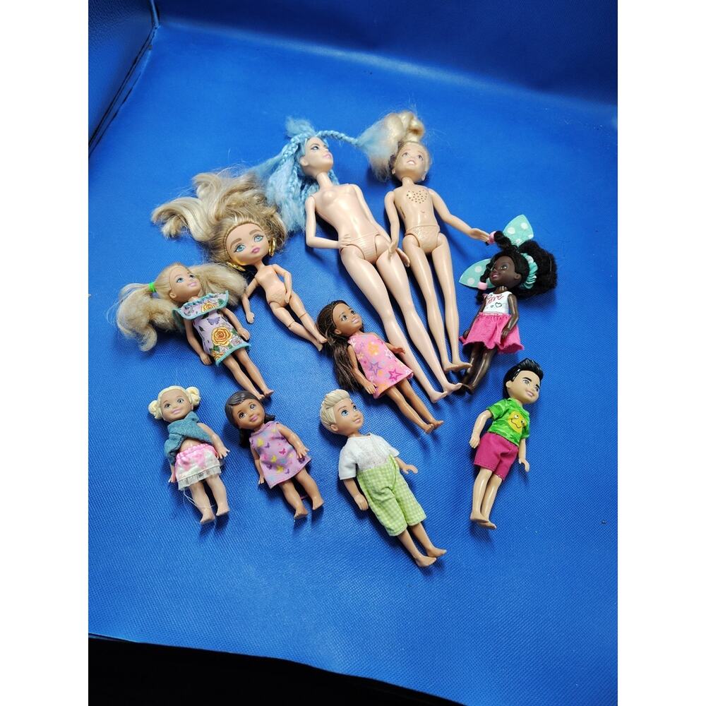 10 assorted dolls, small doll assortment, 10 small dolls (TY015)